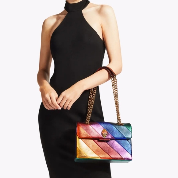 KURT GEIGER LONDON LEATHER KENSINGTON BAG - Picture 4 of 16